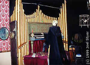 Organ in living room